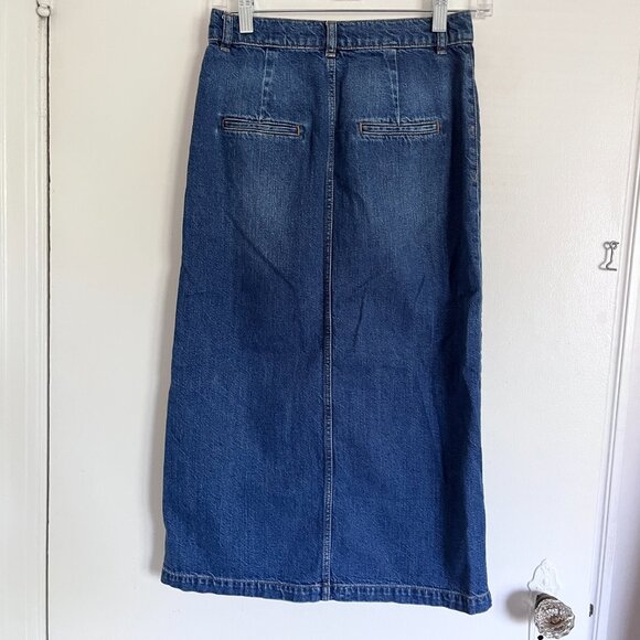 Massimo Dutti coastal cowgirl jean skirt - size 2 - Picture 2 of 4